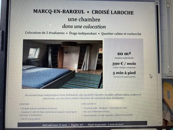 Colocation étudiante