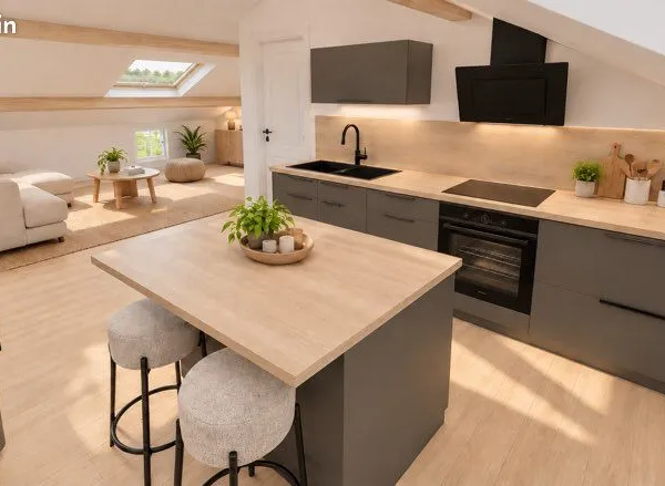 Appartement T2 66m2 rénové à Froidcul