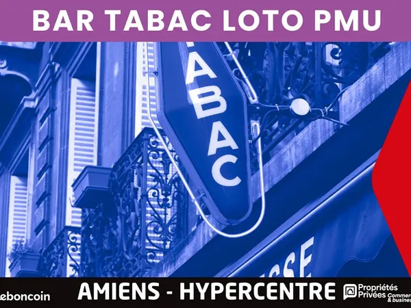 Fonds de commerce bar, tabac, FDJ 65 m²