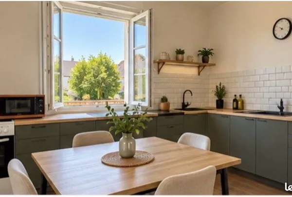 T2 meublé rénové - 45 m² - Parking et jardin - Proche Tours