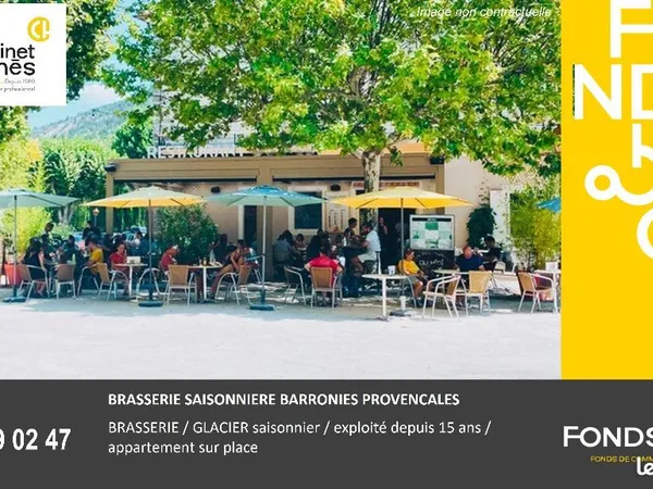 Fonds de commerce bar, restaurant 405 m²