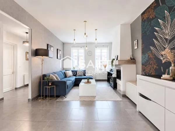 Maison semi-individuelle 150 m2 - 4ch - garage/jardin - Saulzoir