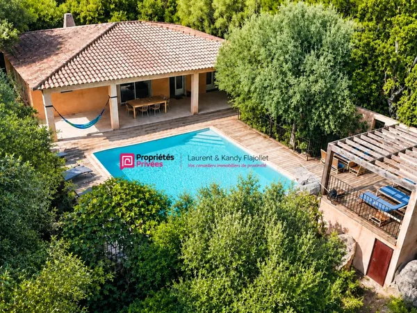 Maison type T4 avec piscine sur grand terrain - STE LUCIE DE PORTO-VECCHIO (20144) - CORSE DU SUD - 
