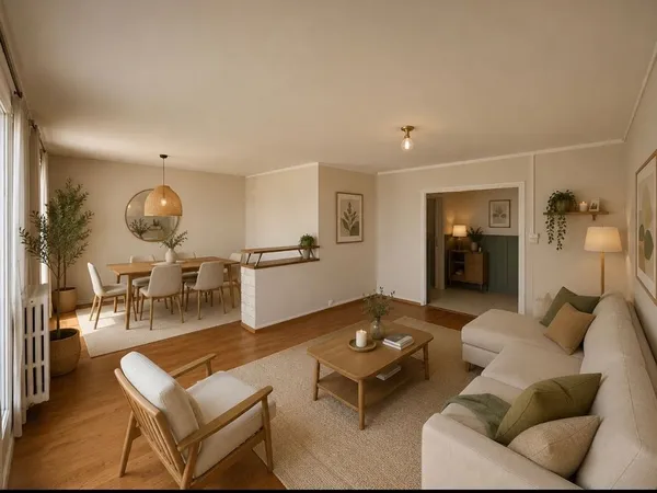 Bel appartement 66m2 traversant ( garage possible)