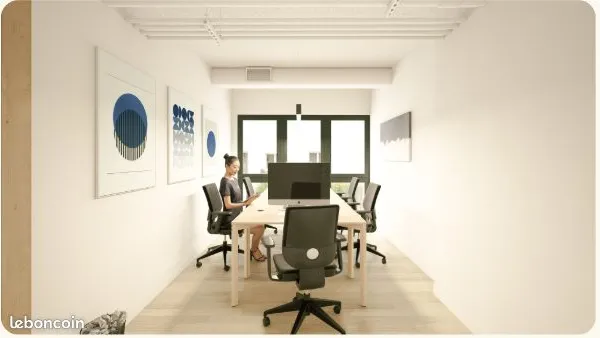 Location bureau Paris 19 - 6 places