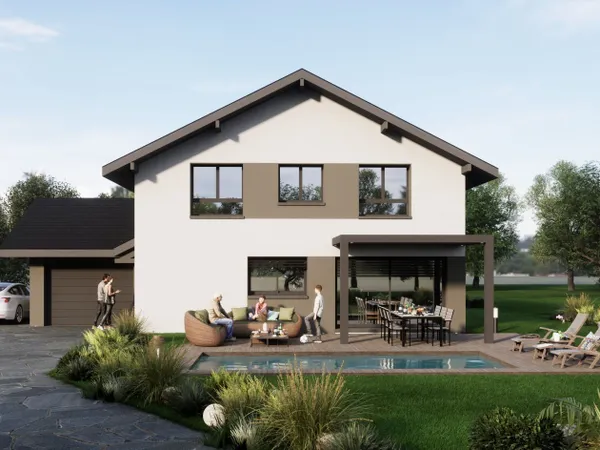 Projet de construction d'une maison 110 m² avec terrain à LA TOUR (74)