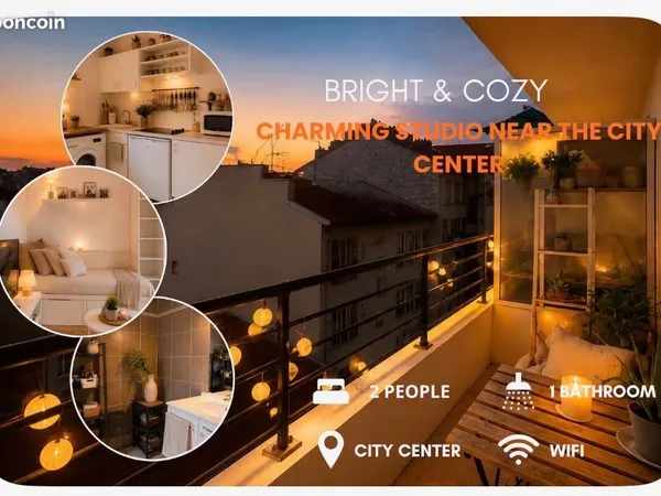 Nice Riquier - Studio de 22 m² avec terrasse