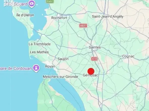 Terrain à bâtir de 466 m² à GEMOZAC (17)