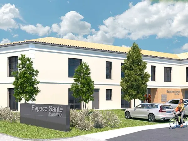 Local paramedical a louer a martillac , pole sante