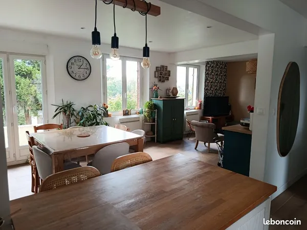 Maison 3 chambres avec sous-sol et terrain - Longueville-sur-Scie