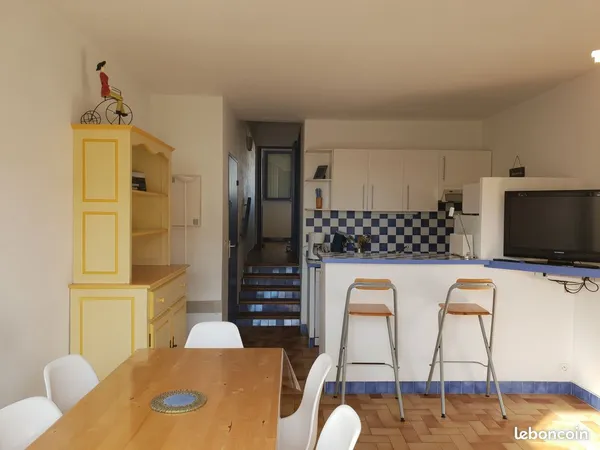Appartement traversant 200 m de la plage