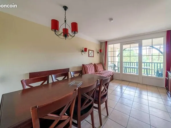 T3/4 59 m² loué Pierre & Vacances - Bail commercial 2033 - 9 612€ HT/an - Biscarrosse