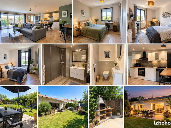 Belle maison en colocation seniors a 30 mn de la plage