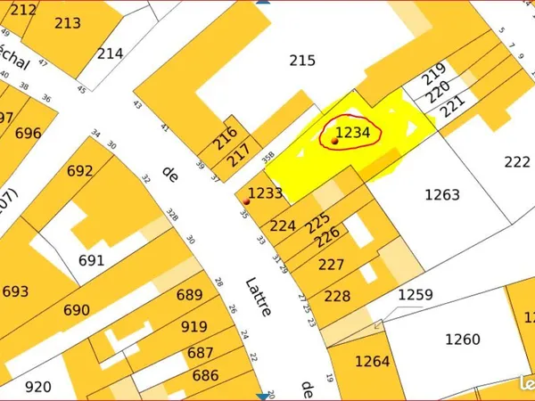 Terrain constructible centre ville
