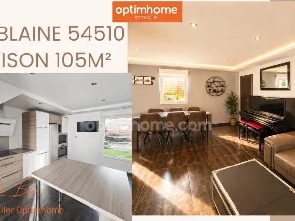 Maison à vendre 5 pièces TOMBLAINE (54)