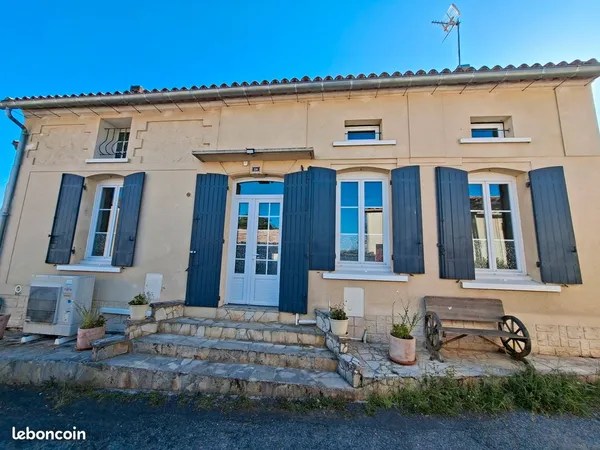 MAISON EN PIERRE RÉNOVÉE AVEC GOÛT - 120 m² - BRANNE / GRÉZILLAC