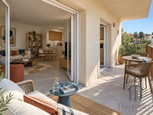 T3 de 61 m² avec terrasse 17m2 - Sainte-Anne, Marseille 8e