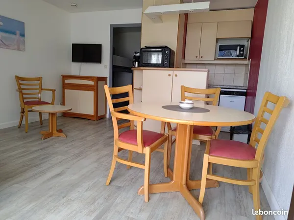 La BAULE plage Benoît Std meublé 4 couchages Balcon