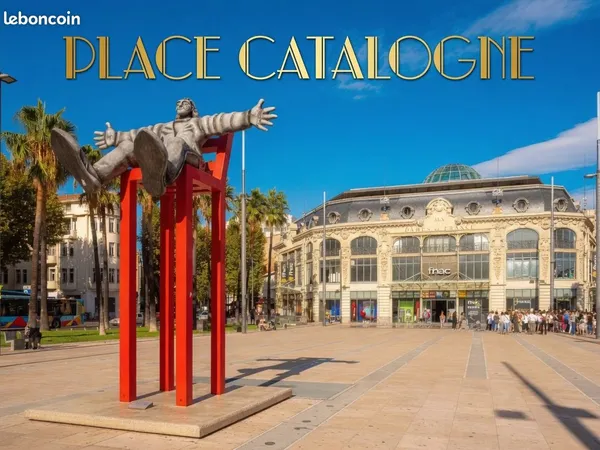 PLACE CATALOGNE - T3 77,76 m² Carrez - Art déco 1934 - Balcon