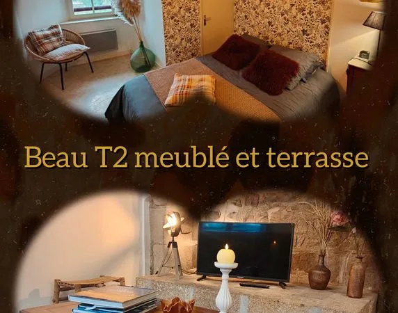 Beau 2 pieces et terrasse