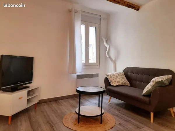 Location T1 MEUBLÉ LUMINEUX 30 m² - CALME - BARJOLS