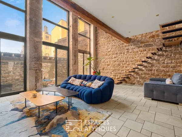 Loft avec terrasse en plein coeur des Pentes de la Croix-Rousse
