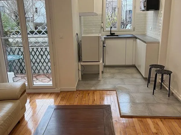 2 pièces meublé avec balcon - asnières-sur-seine - gare à 5 min