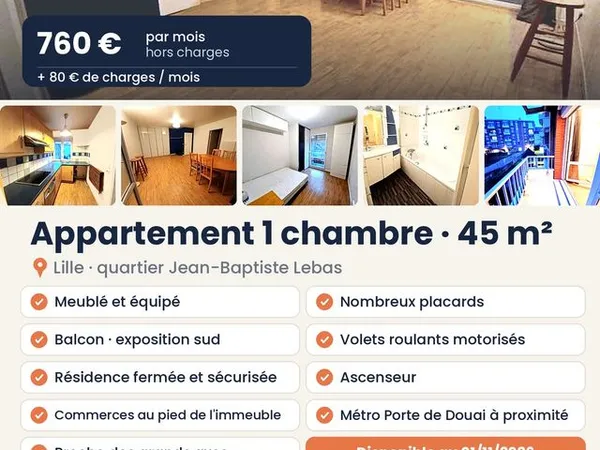 A louer appartement lille