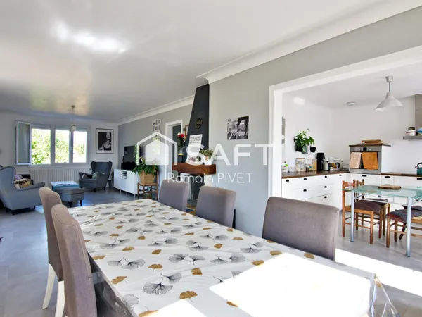 Maison non-mitoyenne, 6 pièces, grand terrain, sous-sol