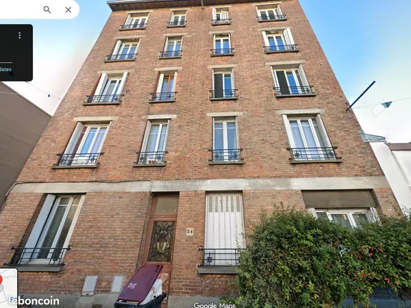 T1 meublé 19m2 refait à neuf à louer dans le quartier des coutures 760e CC