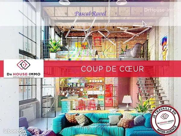 Loft/atelier/surface 4 pièces 80 m²