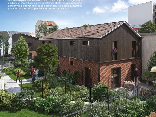 Appartement duplex T3 - 74,2 m² avec terrasse, jardin et parking