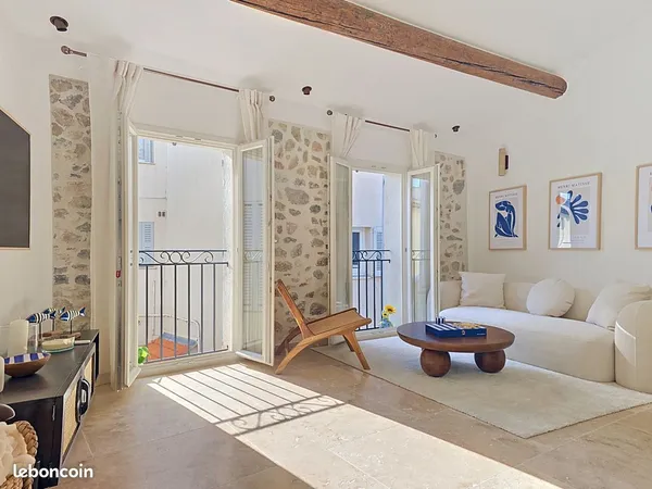 Location meublée hiver - Maison 100 m² - 3 chambres / 3 SDB - Vieil Antibes