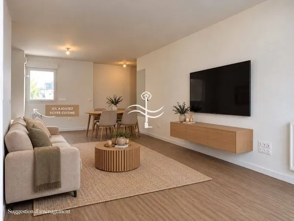 Appartement 2 pièces 49 m²