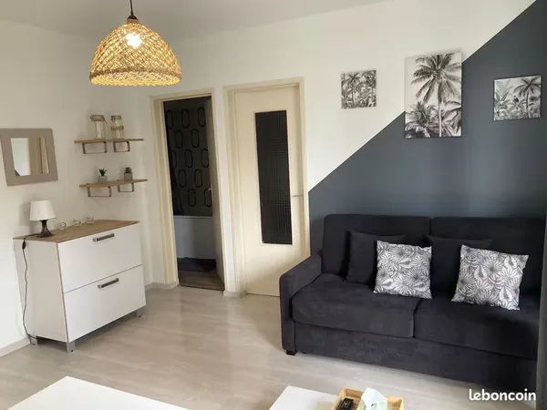 Location Vichy BAIL 6mois / 1an / Saisonnier / Etudiant. T1 meublé, classé 1