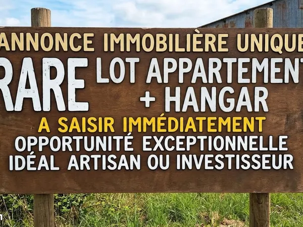 Appartement neuf 42m² + Hangar de 270 m² - Idéal Artisan ou Stockage