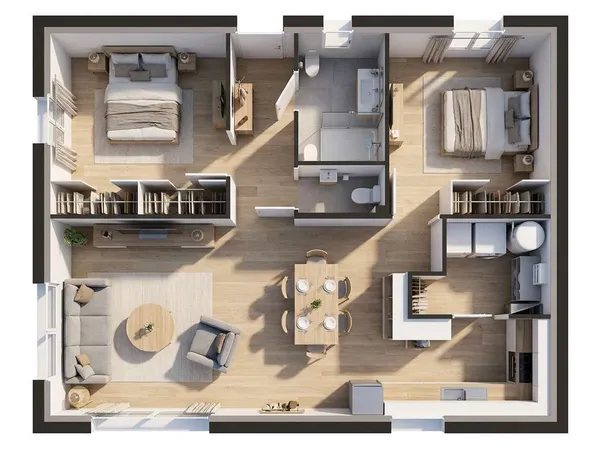 Maison 3 pièces 65 m²