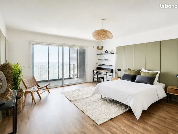 Spacieuse chambre de 25 m² à louer en coliving à Bègles près de Bordeaux - B019