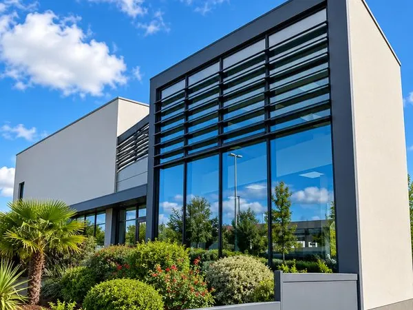 Caen - bureaux 100 m² - visibilité exceptionnelle depuis le périphérique - grand pignon d'affichage