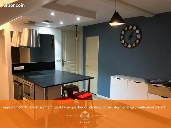 Appartement 2 pièces 32 m²