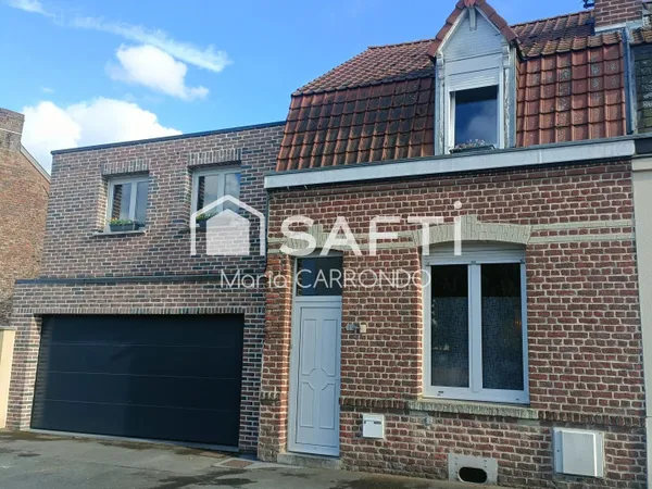 MAISON DE 4 CHAMBRES AVEC JARDIN ET GARAGE SITUEE A BELLAING