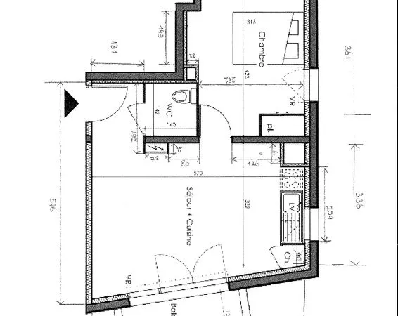 T2 MEUBLÉ 43 m² - BALCON + PARKING - PROCHE MER