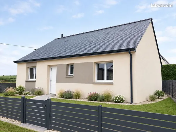 Plain-pied 2 chambres avec jardin