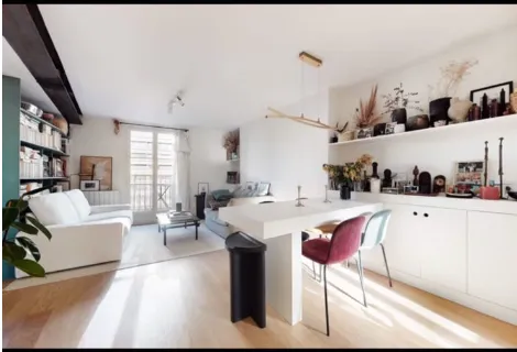 Location Paris 19e | Appartement 45 m² avec balcon, semi-meublé | 1 480 € CC