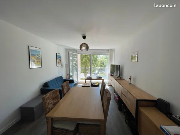 Croix proximité Barbieux appartement type 2 avec balcon et garage en résidence sécurisée