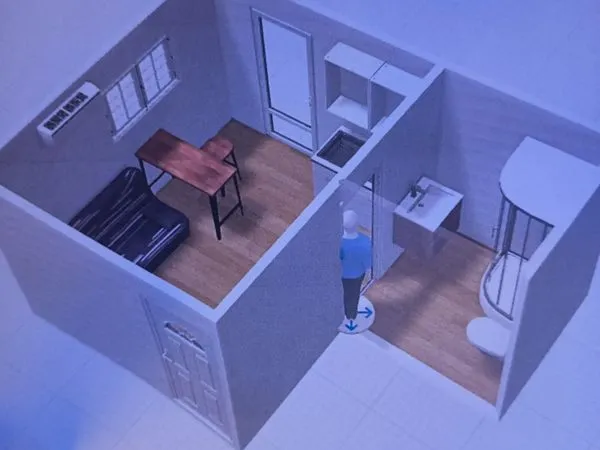 Studio en cours de reconstruction de 15 M2 avec cour de 25m2