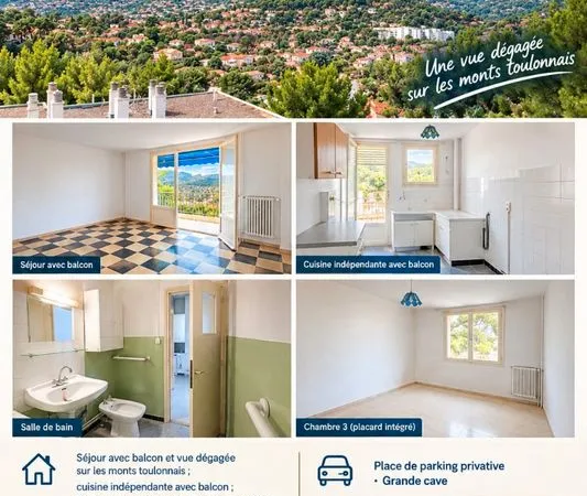 Appartement T4 Toulon Ouest