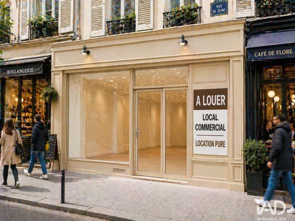 A louer local 42m² à Paris 6e Vaugirard