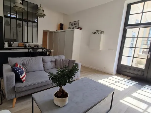 Loue Appartement Meublé de 2 pièces à Rambouillet Hyper-Centre 44m²
