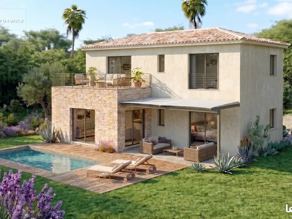 Projet de construction d'une maison 137.4 m² avec terrain à CHATEAUNEUF-GRASSE (06)